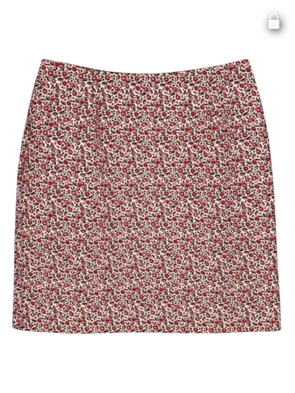 💐Ann Taylor cotton floral pencil skirt  Sz.6 - Picture 2 of 4